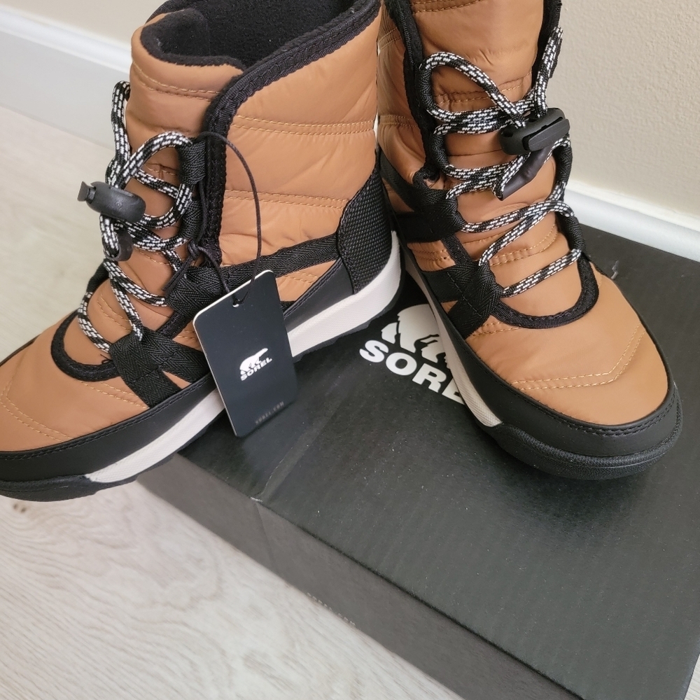 SOREL Youth Whitney II Lace Winter Boots Waterproof Size 1 Youth New In Box - Picture 4 of 8